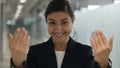 Portrait of Inviting Young Indian Businesswoman