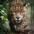 Portrait of jaguar (Panthera onca)
