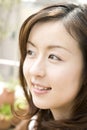 Portrait of Japanese woman Royalty Free Stock Photo