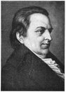 Portrait of Johann Gottlieb Fichte Royalty Free Stock Photo