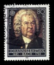 Portrait Johann Sebastian Bach, german composer