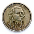 Portrait of John Adams, 2nd president of USA