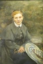 Portrait by Jules Bastien Lepage at Museum of Fine Arts, Nice, France Royalty Free Stock Photo