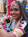 PORTRAIT OF A KALBELIA TRIBAL DANCER, AJMER, RAJASTHAN, INDIA