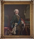 Portrait of King George III when Prince of Wales Royalty Free Stock Photo