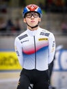 Portrait of Korean speed skater Hyo Jun Lim