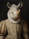 Portrait of a Lady Rhinoceros