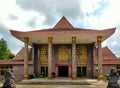 Portrait landmark museum at palembang-indonesia sriwijaya kingdom Royalty Free Stock Photo