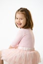 Portrait of laughing little girl Royalty Free Stock Photo