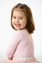 Portrait of laughing little girl Royalty Free Stock Photo