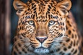 Portrait of a leopard. Generative AI Royalty Free Stock Photo