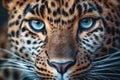 Portrait of a leopard. Generative AI Royalty Free Stock Photo