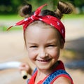 Portrait of little beauty girl Royalty Free Stock Photo