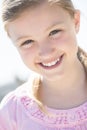 Portrait Of Little Girl Smiling Royalty Free Stock Photo