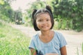 portrait little girl smiling Royalty Free Stock Photo