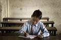 Little student in Kathmandu