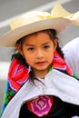 Portrait of a local girl performing during Festival of the Virgin de la Candelaria in Lima, Peru.