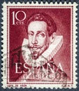 Portrait of Lope de Vega famous Spanish playwright poet novelist and marine