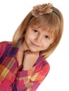 Portrait of a lovely little girl Royalty Free Stock Photo