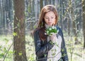 Portrait of lovely young girl Royalty Free Stock Photo