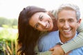 Portrait Of Loving Hispanic Couple In Countryside Royalty Free Stock Photo