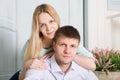 Portrait of loving young couple Royalty Free Stock Photo