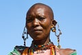 Portrait of a Maasai woman.