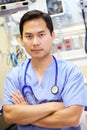 Portrait Of Male Doctor In Emergency Room Royalty Free Stock Photo