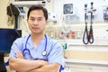 Portrait Of Male Doctor In Emergency Room Royalty Free Stock Photo