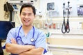 Portrait Of Male Doctor In Emergency Room Royalty Free Stock Photo