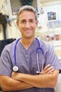 Portrait Of Male Doctor In Emergency Room Royalty Free Stock Photo