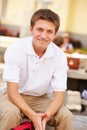 Portrait Of Male High School Student Wearing Uniform