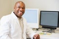 Portrait Of Male Obstetrician In Hospital