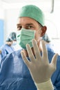 Portrait of a Male Surgeon At Work Royalty Free Stock Photo