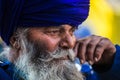 Portrait of a man with a beard in Delhi, India