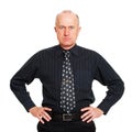 Portrait of man in black shirt Royalty Free Stock Photo