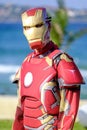 Portrait of a man in an iron man suit 2