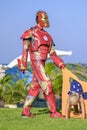 Portrait of a man in an iron man suit 3