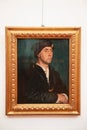 Portrait of a Man by Lucas Cranach the Elder at Uffizi Gallery Royalty Free Stock Photo