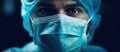 Man care medicine virus person face mask portrait nurse health medical doctor surgeon hospital