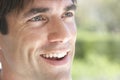 Portrait Of Man Smiling Royalty Free Stock Photo