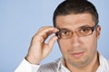 Portrait of a man wearing eyeglasses Royalty Free Stock Photo