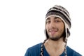 Portrait of man wearing woolen cap Royalty Free Stock Photo