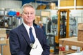 Portrait Of Manager On Factory Floor Royalty Free Stock Photo