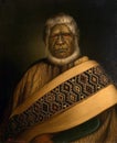 Portrait of a Maori chief Te Hapuku Royalty Free Stock Photo