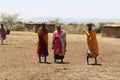 Portrait of massai women