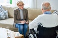 Therapist Working with Senior Patient Royalty Free Stock Photo