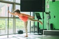 Gym portrait of mature woman Royalty Free Stock Photo