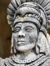 Portrait of Mayan warrior Royalty Free Stock Photo