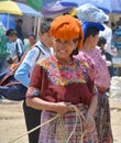 Portrait of a Mayan woman. Royalty Free Stock Photo